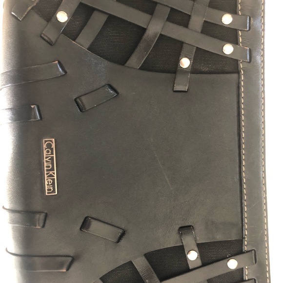 Black Calvin Klein Vintage Studded Purse - Picture 9 of 9